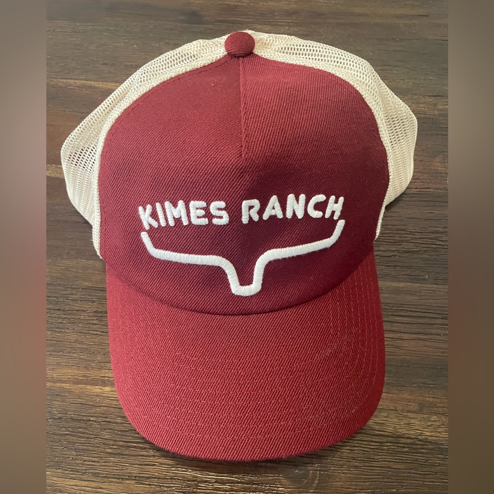 Kimes Ranch Classic Red and Cream Cap